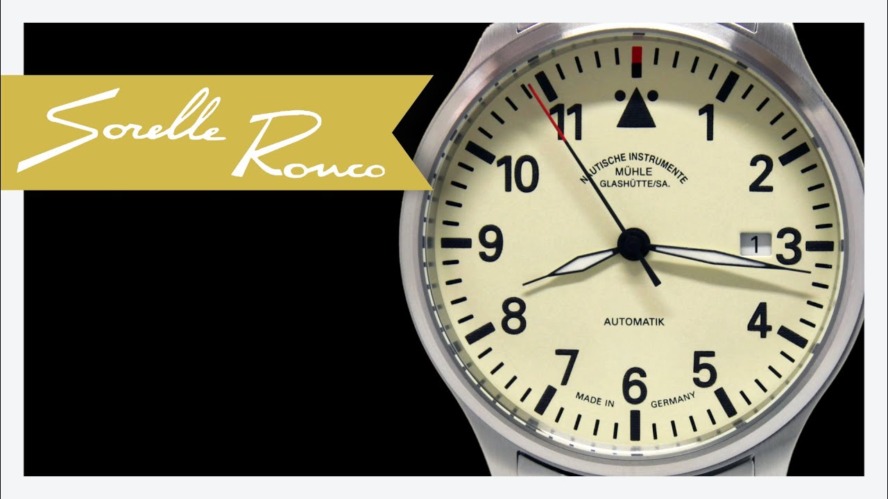 Muehle Glashuette Terrasport M1-37-47 Cream Dial, Stainless  display picture 2