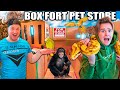 We OPENED A Free BOX FORT PET STORE!