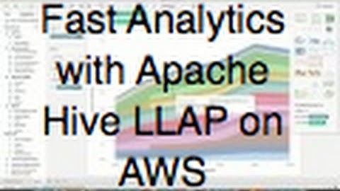 Fast analytics with Apache Hive LLAP on AWS