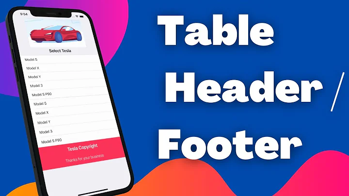 Table View Section Headers & Footers Programmatically (Swift 5, Xcode 12, 2021) - iOS Development