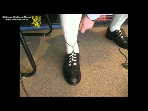 kilt shoes tying