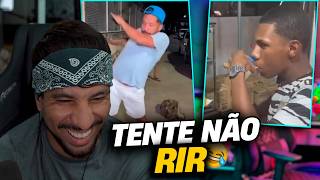 PIUZINHO REAGINDO NÃO AGUENTOU COM ESSE TENTE NÃO RIR 😂