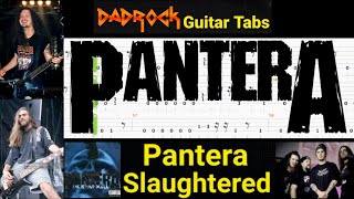 Download Lagu Slaughtered - Pantera - Guitar + Bass TABS Lesson MP3