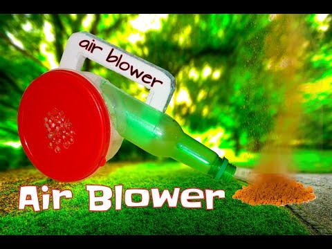 How To Make A Powerful Air Blower Using CD And Bottle