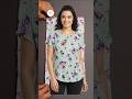 Simple floral blouse 🌸 | Easy to sew, easy to love ✂️ #sewing #fashion #blouse #diy
