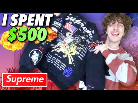 I Spent $500 on This CRAZY Supreme Jacket! - YouTube