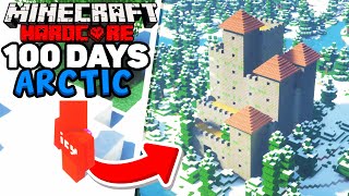 I Spent 100 Days IN THE ARCTIC in Minecraft Hardcore!