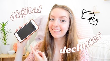 DIGITAL DECLUTTER: how i declutter and organize my emails, photos, & more!