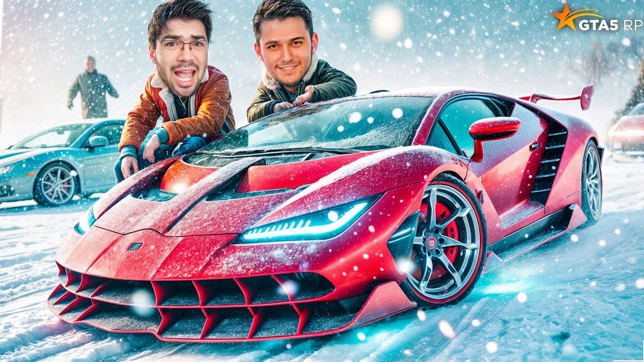 ENG QIMMAT LAMBORGHINIDA POYGA VA DERBI! QORLI YO'LARDA KIM G'ALABA QOZONA OLADI?! GTA 5 RP