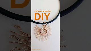 Wire Wrap Sun Pendant Free Jewelry Tutorial