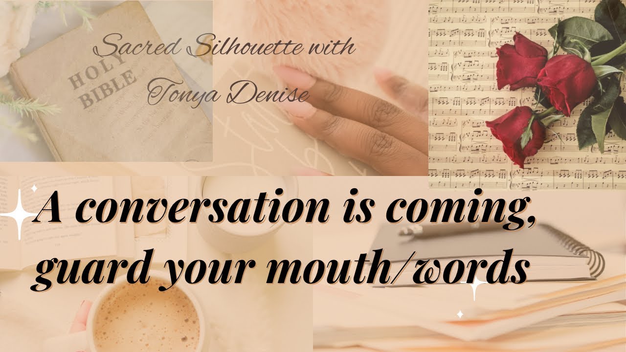 Prophetic Word/Song: A conversation is coming guard your mouth/words￼ 📞🚪💬♥️ #kingdomspouse