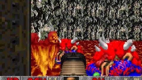 Doom(DOS) E4M6:Against Thee Wickedly-Pistol start/UV Max