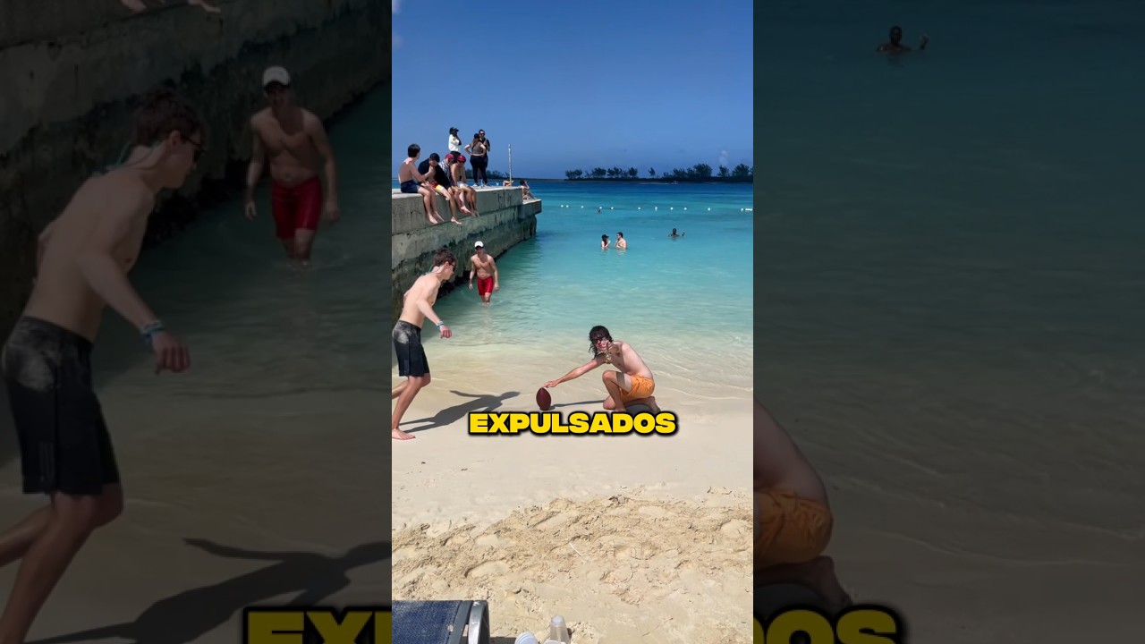 "Los echaron de la playa" 😳
