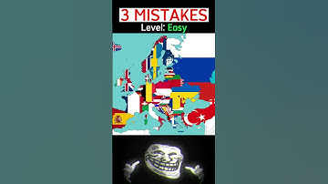 3 Mistakes | Level: Easy | Map Quiz