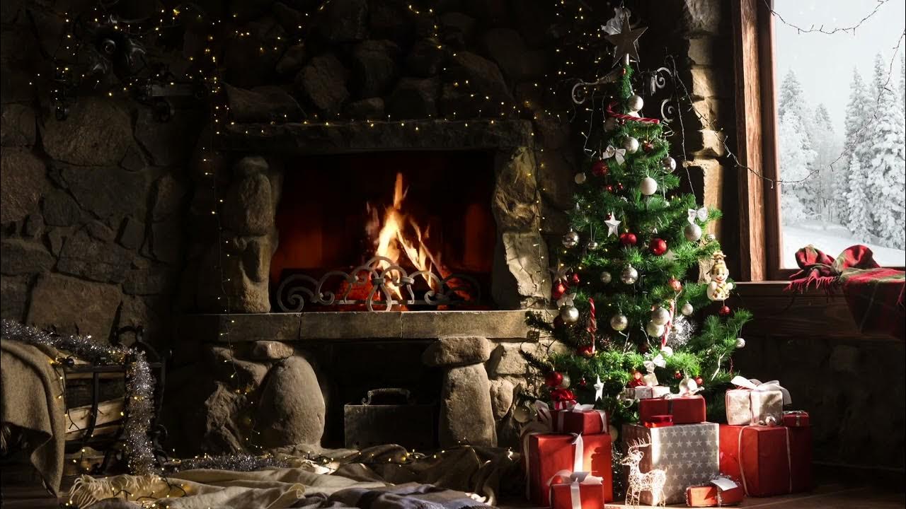 Зимний камин фото Best Christmas Music Compilation relax and fireplace atmosphere - YouTube