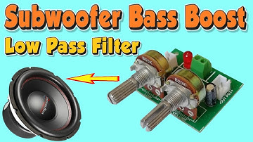 Subwoofer Bass Boost with Low-Pass Filter: Hear the SHOCKING Difference!