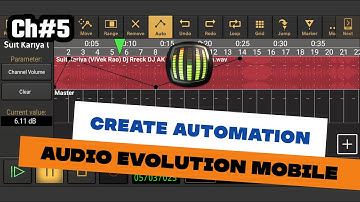 how to create automation Clip Audio Evolution Mobile || Audio Evolution Mobile Studio Tutorial
