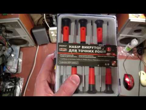 Обзор наборов отверток Montero с набором насадок для точных работ от - 3 до 12$