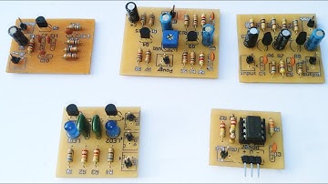 5 mạch điện tử thực hành cơ bản || Điện Tử DIY