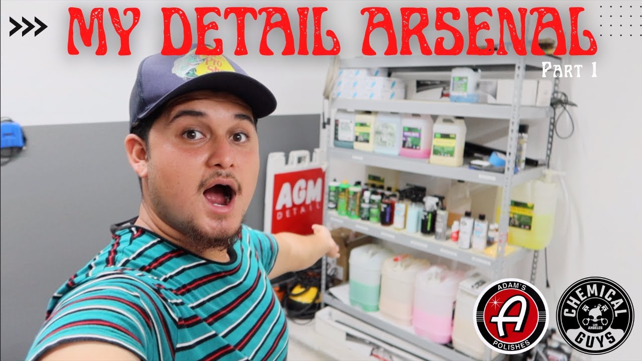 My DETAILING Arsenal *MAKING A DETAIL STORE* 