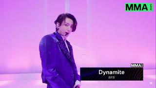 BTS MMA 2020 'DYNAMITE' PERFORMANCE with DANCE BREAK