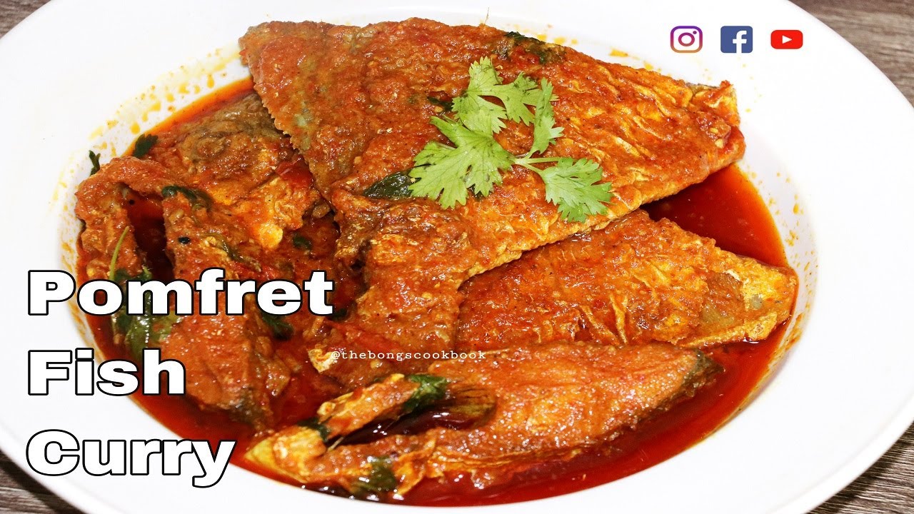 Pomfret Fish Curry | Pomfret Fish Masala | Easy Fish Currey Recipe ...