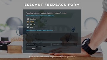 ASP.NET MVC #16 - Elegant Feedback Form Flat Responsive | FoxLearn