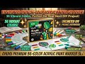 Ohuhu Acrylic Paint Markers Review 🎨 | 36 Colors Unboxing & Swatch. #ohuhumarkers