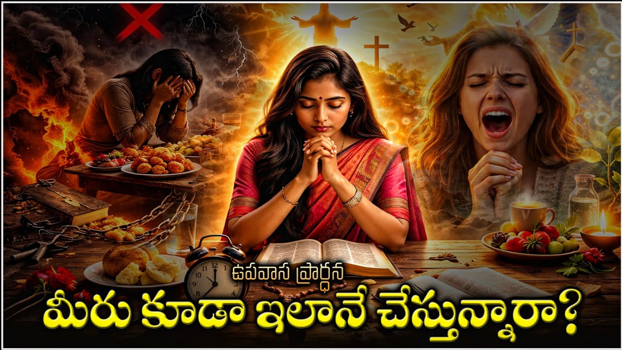 DONT DO FASTING PRAYER LIKE THIS  - మీరు కూడా ఇలానే ఉపవాస ప్రార్ధన చేస్తున్నారా? BIBLICAL FASTING