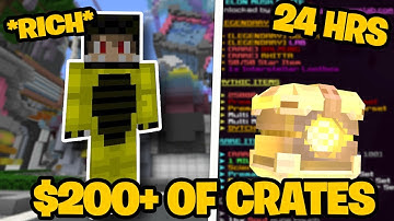 OPENING $200 WORTH OF CRATES + FIRST 24 HOURS OF RESET | FactionsLab #1 (Minecraft Factions)