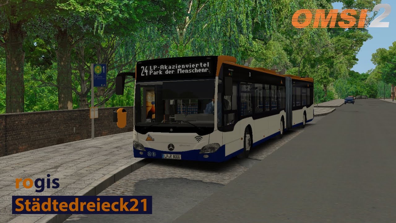 OMSI 2: Städtedreieck21 | Linie 24 Kaiser-Wilhelm-Platz - Park der Menschenrechte #112 | PxlKiing