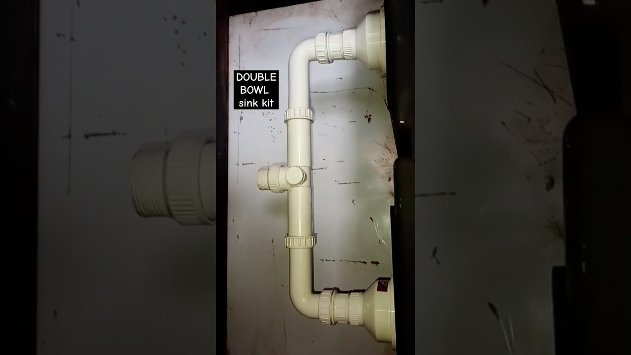 🔗 Double Bowl Sink Connector Kit: Easy Install Guide! 🛠️💧