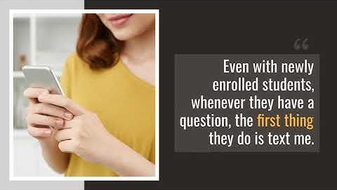 How a Community College Increased Enrollment with Text Messaging