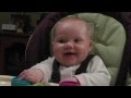 Laughing in the highchair #1