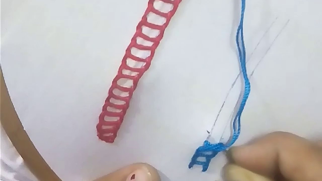 How to make Ladder Stitch YouTube