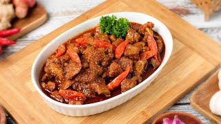 Tumis Mercon - Daging Berpadu Bumbu Pedas Nikmat