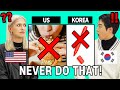 Korean & American Talk About Things You Should NOT Do in Korea and US!!!