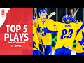 Top 5 Plays: Day 1 | 2024 #mensworlds Division 1B
