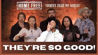 THEY'RE SO GOOD! Home Free - Country Fried Pop Medley ( REACTION )