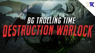[PvP] WoW WoD: Patch 6.1 - BG - Destruction Warlock - Trolling Time