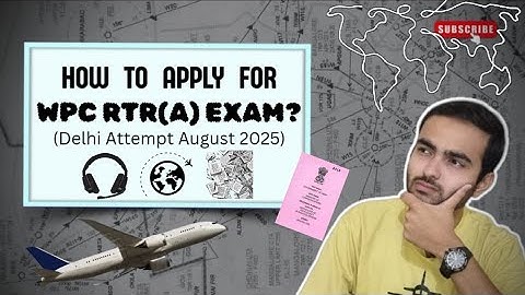 HOW TO APPLY FOR WPC RTR EXAM?! | Hyderabad Attempt October 2025 | Aviation FIRST