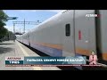 Алматыда жүріп бара жатқан пойызға секіріп мінбек болған 3 адам ұсталды