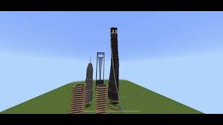 Minecraft Shanghai tower part2