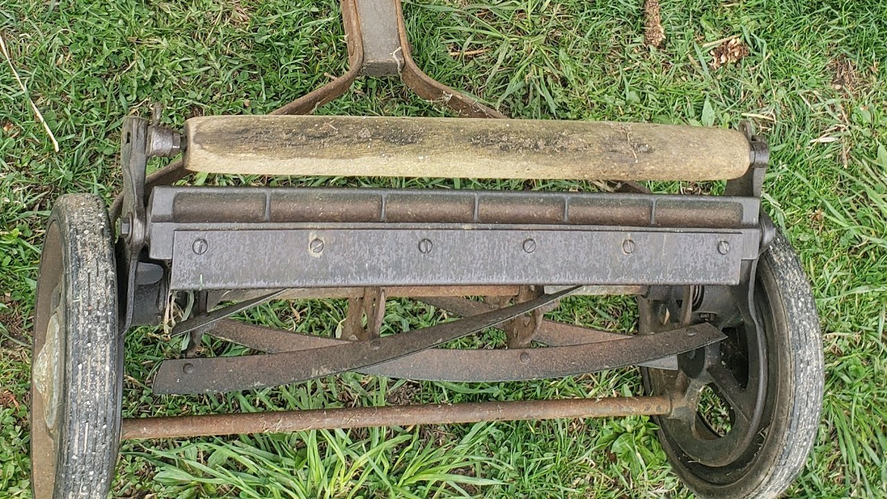 Antique Arlington Ballbearing Eclipse Reel Lawnmower YouTube