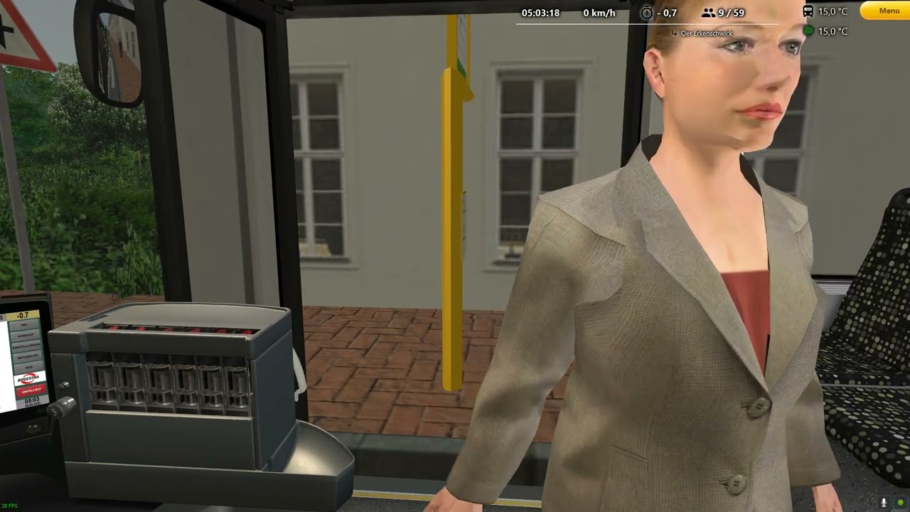 OMSI 2 Ruhrgebiet Line 232 Cir. MO-SA1 @ 05:00 with RUHR Solaris Urbino 12 IV