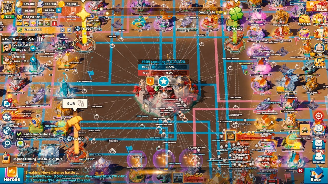 LastWar Warzone Duel - #309 vs #301