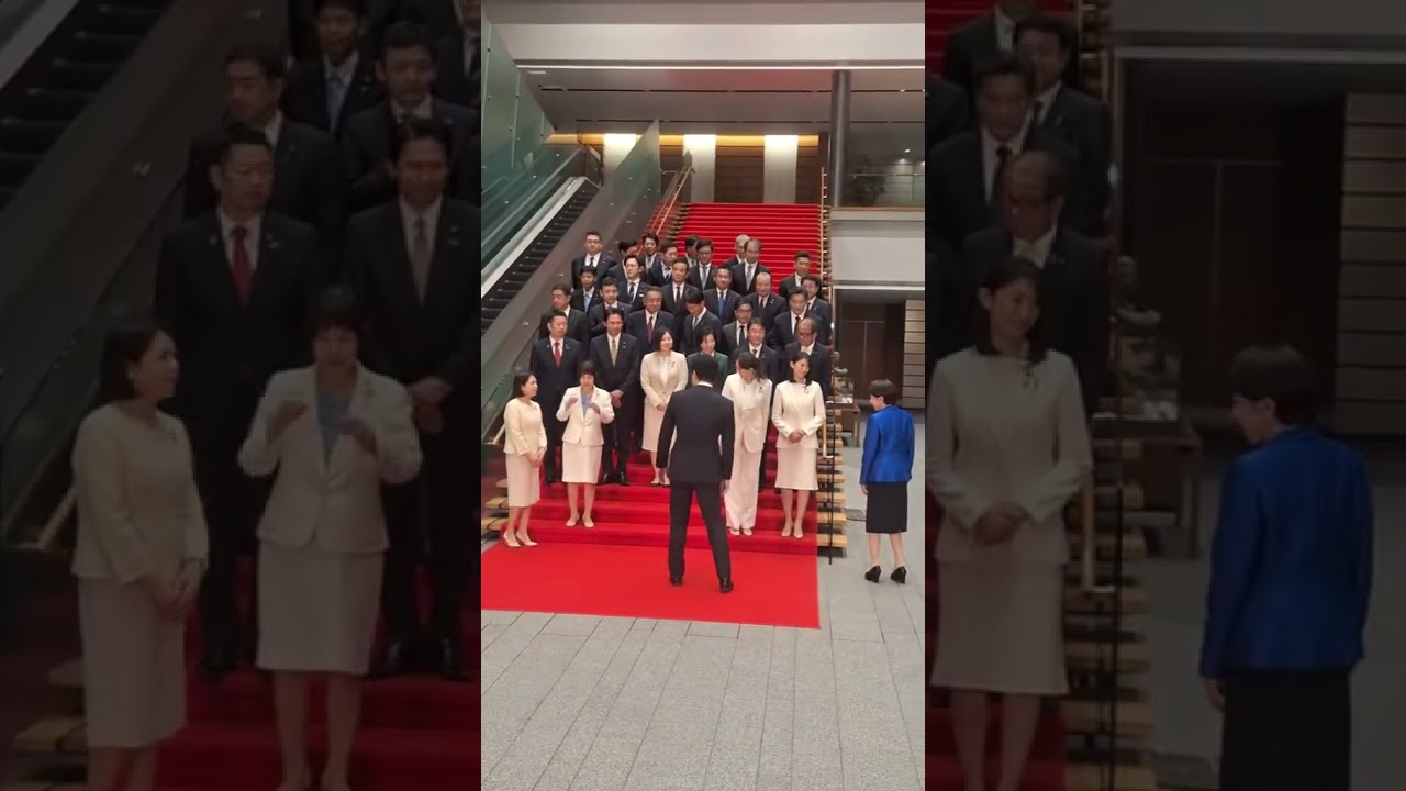 昨夜は第二次高市内閣の総務大臣政務官に再任されました。私たち政務官にも腰の低い高市早苗総理です。人柄が出ますね！#中野ひでゆき #川越 #富士見市 #チャレンジ日本 #高市早苗