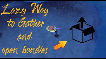 Aion Classic: Lazy Way To Gather and Open Bundles.