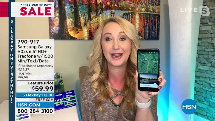 Samsung Galaxy A02s 6.5" HD+ Tracfone Bundle with 1500 M...