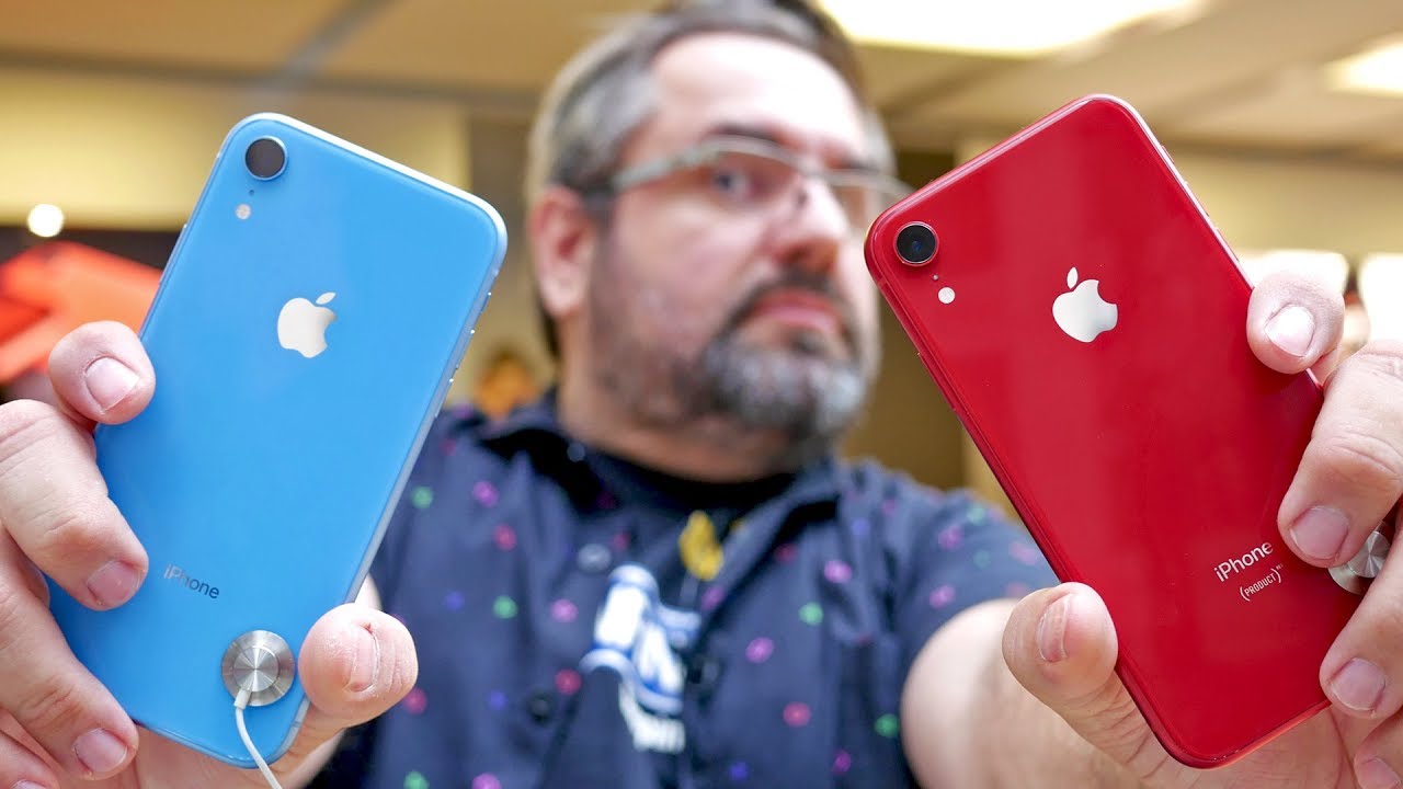 AS CORES DO IPHONE XR! (HANDS ON)